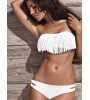 Купальник Victoria's Secret Swim White Fringe Itsy Bikini Bottom