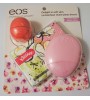 Набор: бальзам для губ, крем для рук и салфетки EOS  Limited Edition Pink Grapefruit Lip Balm, Hand Lotion & Kleenex Kit 