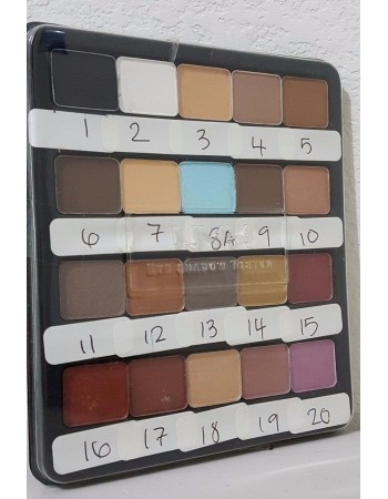 Палетка теней NYX 20 Color Eyeshadow Tester Palette ES01-ES20