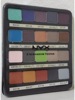 Палетка теней NYX 20 Color Eyeshadow Tester Palette ES121-ES140