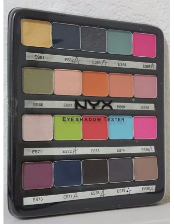 Палетка теней NYX 20 Color Eyeshadow Tester Palette ES61-ES80